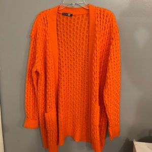 Bright orange Cardigan